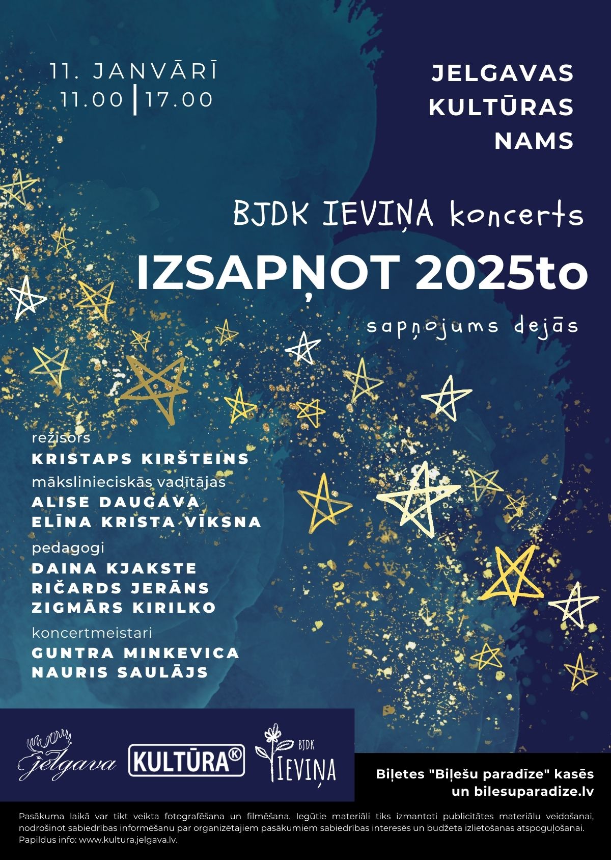 JVPI “Kultūra” BJDK “Ieviņa” koncerts “Izsapņot 2025 to”, sapņojums ...